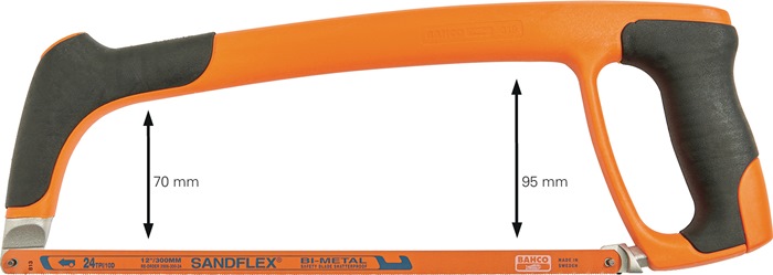 Metallsägebogen 319 Blatt-L.300mm 24 Z./Zoll D-Komfortgriff BAHCO