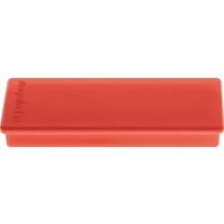 Rechteckmagnet B55xT22xS8mm rot MAGNETOPLAN