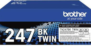 Brother Toner TN247BKTWIN 3.000Seiten schwarz 2 St./Pack.