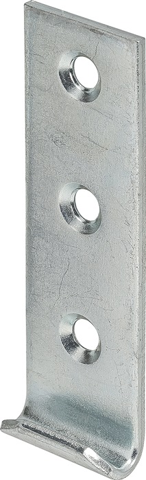 Schließhaken L.82 B.25 S.2,5mm STA blau verz.ger.VORMANN