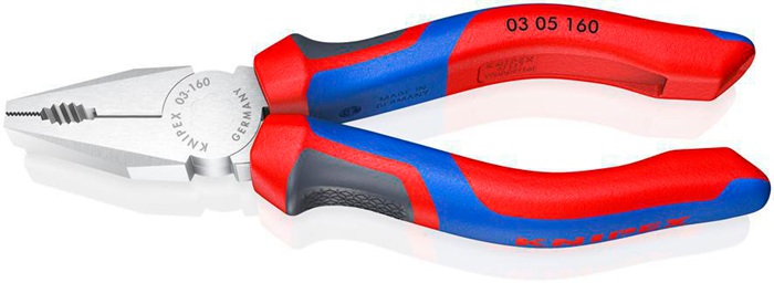 Kombizange L.160mm verchr.Mehrkomp.-Hülle KNIPEX