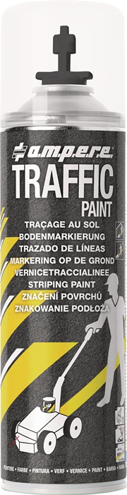 Bodenmarkierspray TRAFFIC PAINT® 500ml schwarz AMPERE
