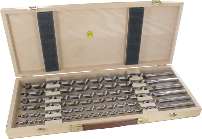 Schlangenbohrersatz D.10,12,14,16,18,20mm Nutz-L.380mm 6-kant