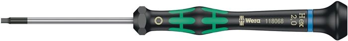 Elektronik-Feinmechanik-Schraubendreher 2054 6-KT.2mm Klingen-L.60mm WERA