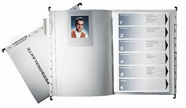 Leitz Personalmappe 300410085 DIN A4 250g Karton grau