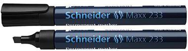 Schneider Permanentmarker 233 123301 1-5mm Keilspitze schwarz