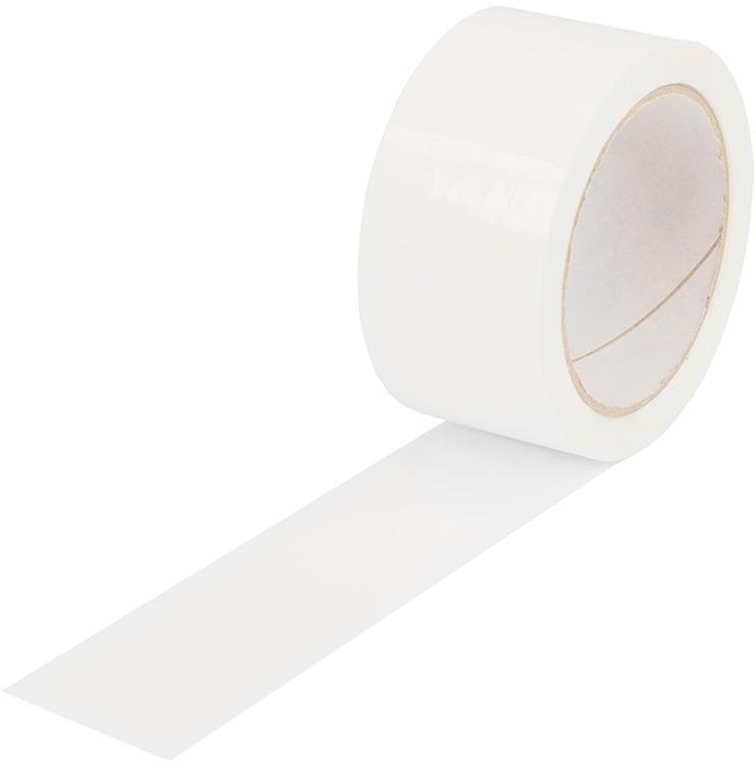 Klebeband Breite 50mm Länge 66m Stärke 48µ PP weiß Acrylat-Kleber leise abrollb.