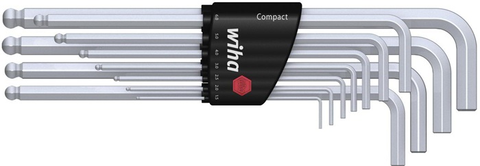 Winkelschraubendrehersatz 369 H11 11-tlg.Compact-Halter SW 1,5-10mm