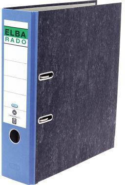 ELBA Ordner ELBArado 100555312 DIN A4 80mm Pappe blau