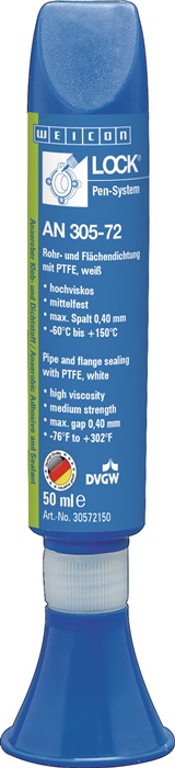Rohr-/Flächendichtung WEICONLOCK AN 305-72 weiß 50 ml Pen