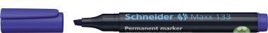 Schneider Permanentmarker Maxx 133 113303 1+4mm Keilspitze blau
