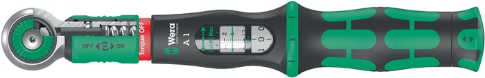 Drehmomentschlüssel Safe-Torque A 1 Drehmomentschlüssel 1/4 Zoll 2-12 Nm WERA