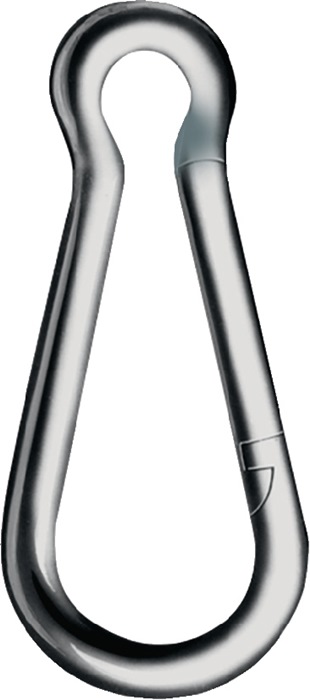 Karab.h.DIN 5299,Form C L.90mm Drahtstärke 9mm Trgf.250kg ZN
