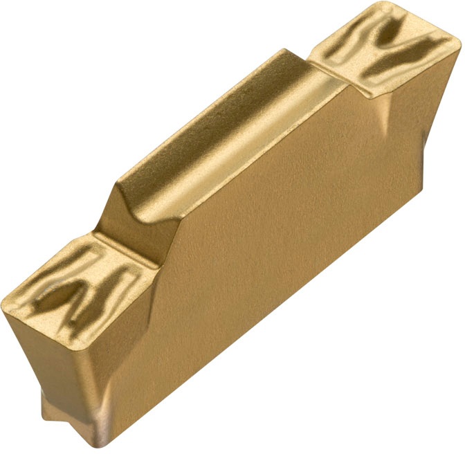 Drehwendeschneidplatte ISO LCMF 031602-F:T8330 Tiefe 3mm PVD beschichtet Gold