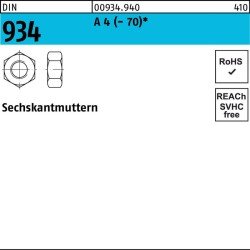 Sechskantmutter DIN 934 M 30 A 4 (- 70) 10 Stück
