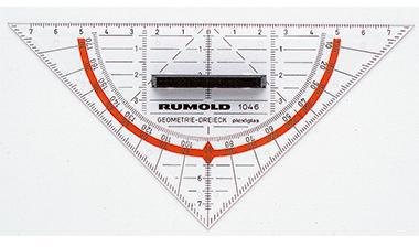 RUMOLD Geometriedreieck 1046 16cm Acrylglas transparent