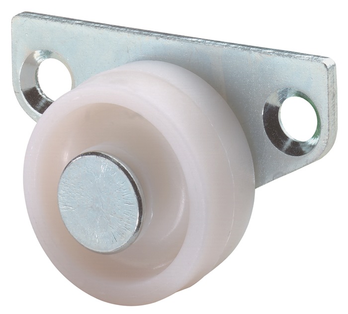 Bettkastenrolle D.30mm Trgf.40kg Material Ku.m.Platte BS ROLLEN