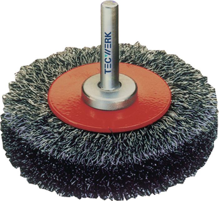 Rundbürste D.70mm Drahtstärke 0,3mm STA 18mm 15000min-¹ TECWERK