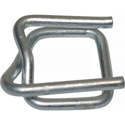 Verschlussklemme B.19mm STA f.Komposit- u.Fadenstrukturbänder verz.1000 St./Krt.