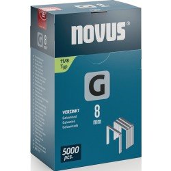 Flachdrahtklammer G Typ 11 B10,6xL8mm Draht-B.1,25mm 5000 St.NOVUS