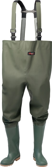 Wathose Gr.42 olivgrün PVC auf Polyester-Trägergewebe