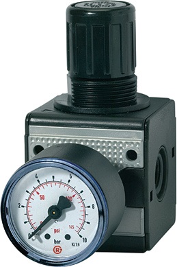 Druckregler MULTIFIX Gew.mm 11,89 BG I G 1/4 Zoll 0,5-10bar 2100l/min RIEGLER