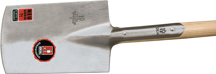Gärtnerspaten IDEAL m.Eschen-T-Stiel 285x185/180mm IDEAL