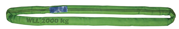 Rundschlinge DIN EN 1492-2 Umfang 6m grün Tragf.einf.2000kg TECWERK