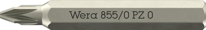 Bit 855/0 Micro PZ 0 L.30mm WERA