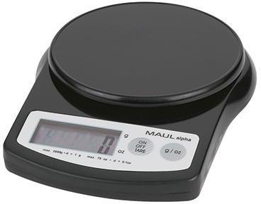 MAUL Briefwaage MAULalpha 1642090 max. 2kg Kunststoff schwarz