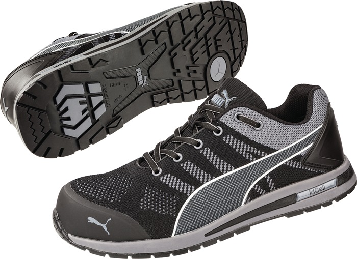 Sicherheitsschuh Elevate Knit BLACK LOW Gr.46 W.11 sw/grau S1PS ESD HRO SR