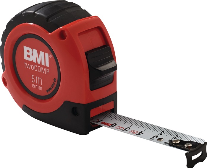 Taschenrollbandmaß twoComp L.3m B.16mm mm/mm EG II ABS m.Magnet SB BMI