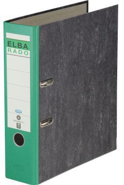 ELBA Ordner ELBArado 100022601 DIN A4 80mm Pappe grün