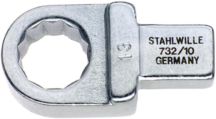 Ringeinsteckwerkzeug 732/10 13 SW 13mm 9x12mm CR-A-STA STAHLWILLE