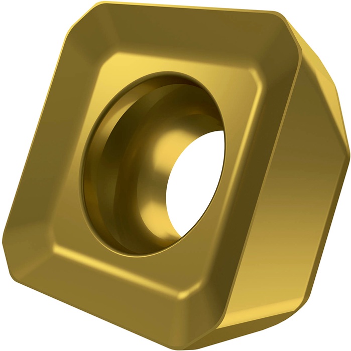 Fräswendeschneidplatte ISO SNKT 1205AZSR-M:M8330 D.5,2mm PVD beschichtet Gold