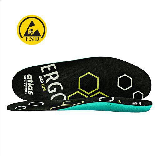 Einlegesohle ERGO MED green Gr.41 schwarz ATLAS