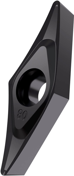Drehwendeschneidplatte ISO VCGT 160404E-SF3:T6310 D. 4,4mm PVD beschichtet