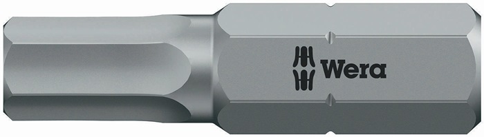 Bit 840/1 Z 1/4 Zoll 5,0mm L.25mm zähhart,HEX-Plus WERA