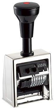 REINER Paginierstempel B6 200300-011 6Räder verchromt/sw
