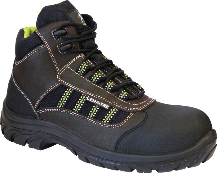 Sicherheitsstiefel Danube Gr.49 W.L schwarz/braun S3 SRC Leder/Textil LEMAITRE
