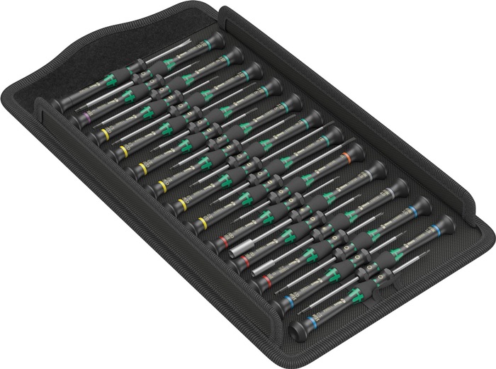 Feinmechanikerschraubendrehersatz Kraftform Micro Big Pk.1 25-tlg.