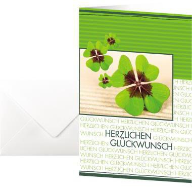 SIGEL Faltkarte Fortune DS004 10 St./Pack. +Umschl.