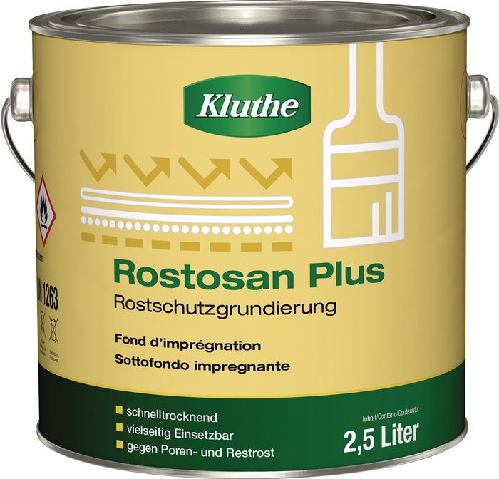 Rostprimer Rostosan® Plus rotbraun 2500 ml Dose KLUTHE