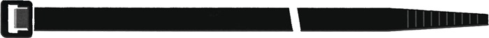 Kabelbinder L.360mm B.7,5mm PA 6.6 schwarz 100St./Btl.SAPISELCO