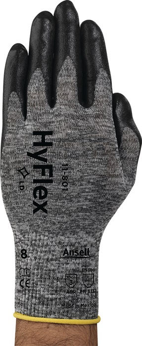 Handschuhe HyFlex 11-801 Gr.10 grau/schwarz EN 388 PSA II