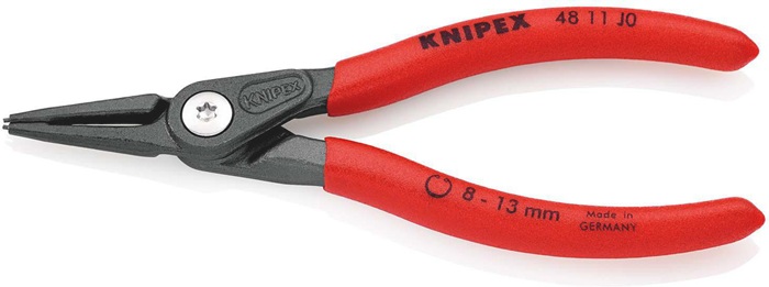 Präzisionssicherungsringzange J 0 f.Bohrungen D.8-13mm L.140mm KNIPEX