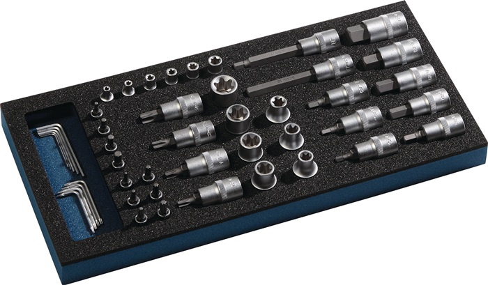 Werkzeugmodul 46-tlg.1/3-Modul Steckschlü.TECWERK