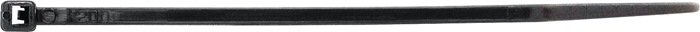 Kabelbinder L.150mm B.3,6mm PA schwarz (UV-beständig) 100St./Btl.