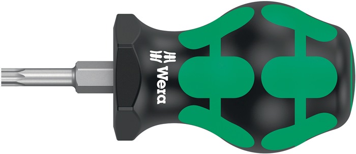Schraubendreher 367 TORX® Stubby Gr.T 20 Klingen-L.25mm 2K-Griff Rundkl.WERA