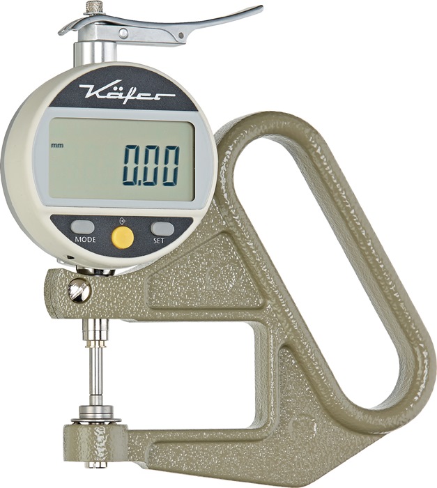 Dickenmessgerät JD 50 Messber.12,5mm Abl.0,01mm dig.fl.10=cmm KÄFER